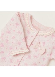 Juniors Printed Sleepsuit with Long Sleeves