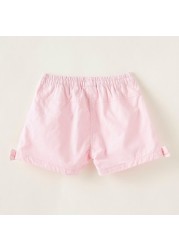 Juniors Solid Shorts with Pockets and Elasticated Waistband