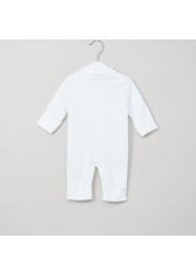 Juniors Plain Sleepsuit with Round Neck and Long Sleeves