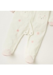 Juniors Printed Sleepsuit with Hood