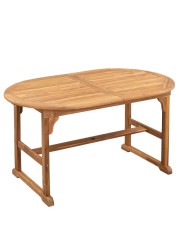 طاولة سفرة قابلة للإطالة خشب أكاسيا كينجستون (200 × 90 × 75 سم)