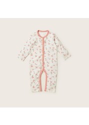 Juniors Printed Sleepsuit with Long Sleeves - Set of 3