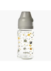 Beaba Printed Wide Neck Feeding Bottle - 240 ml