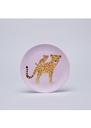 Petit Monkey Leopard Printed Plate