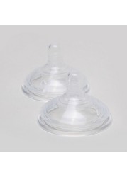 Tommee Tippee Closer to Nature Slow Flow Teat - Set of 2