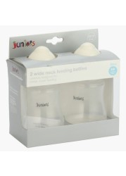 Juniors Wide Neck Feeding Bottle - Set of 2