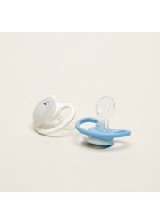 NUK Space Night 2-Piece Printed Soothers - 0-6 Months