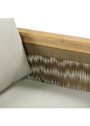 كنبة بمقعدين خشب أكاسيا بوسائد سيشيل (174 × 70 × 65 سم)