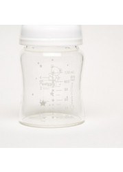 Giggles Printed Glass Feeding Bottle - 120 ml