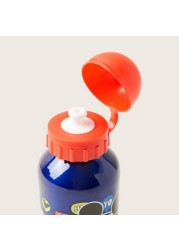 Mickey Mouse Print Bottle with Cap - 360 ml