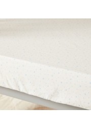 Juniors 2-Piece Crib Fitted Sheet Set - 130x70x20 cms