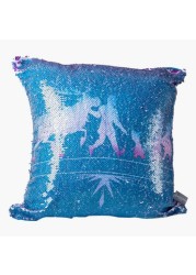 Disney Frozen Sequin Embellished Cushion