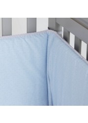 Cambrass Solid 2-Piece Cot Bumper Set