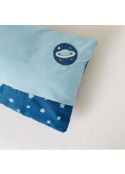 Juniors Star Print Pillow with Embroidered Detail