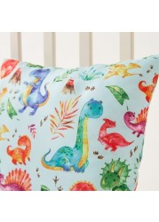 Juniors Dinosaur Printed Cushion