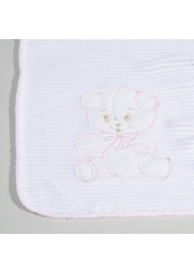 Juniors Teddy Embroidered Shawl