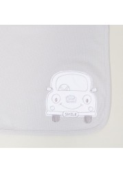 Juniors Embroidered Detail Blanket - 76x102 cms