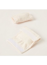 Juniors Textured 3-Piece Neck Pillow Travel Set - 100x90 cms