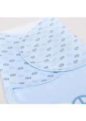 Juniors Embroidered Cuddle Wrap