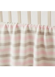 Giggles Striped Blanket - 102x76 cms