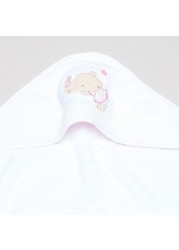 Juniors Embroidered Towel with Hood and Mittens