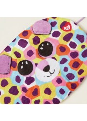 TY Owl Print Mask with Elastic Loops