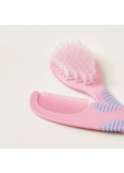 Juniors Printed Soft Grip Brush and Comb Set