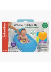 Infantino Whale Bubble Ball Inflatable Bathtub