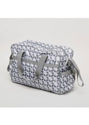 Juniors Printed Diaper Bag with Changing Pad