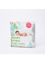 Pure Born Eco Organic Size 1, 68-Diapers Pack - 0-4.5 kgs, 0-4 Months