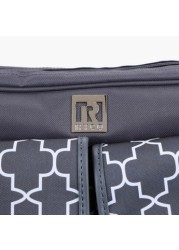 Ryco Printed Diaper Bag with Zip Closure