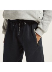 XYZ Knit Jog Pants with Pocket Detail and Drawstring