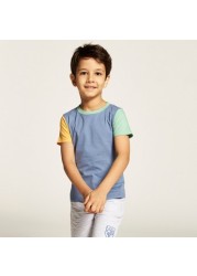 Juniors 3-Piece Crew Neck T-shirt and Shorts Set