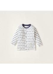 Expo 2020 All Over Print Crew Neck T-shirt and Pyjama Set