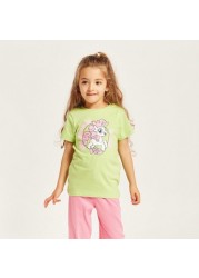 Hasbro Unicorn Print Short Sleeves T-shirt and Pyjama Set