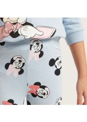 Disney All-Over Minnie Mouse Print Leggings with Elasticated Waistband