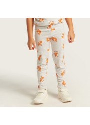 Juniors All-Over Printed Leggings with Elasticated Waistband