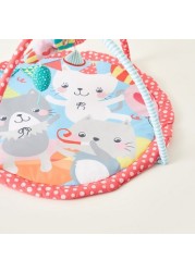 Juniors Cat Party Playmat with Mobile