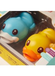 B Duck 2-Piece Wind-up Swimming Duck Bath Toy Set