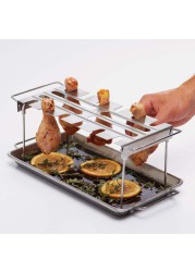 Broil King Stainless Steel Wing Rack W/Pan