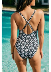 Cut-Out Plunge Swimsuit