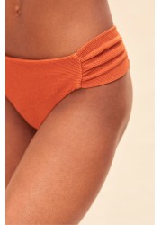 Mint Velvet Ruched Side Bikini Briefs
