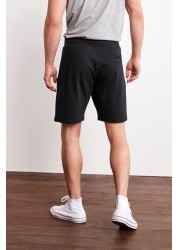 Zip Pocket Jersey Shorts Straight Fit