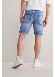 Denim Shorts Slim Fit