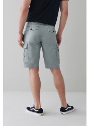 Premium Laundered Cargo Shorts Longer Length