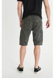 Premium Laundered Cargo Shorts Longer Length