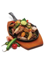 Broil King Fajita Pan Set (36 x 18 x 2 cm, Black)