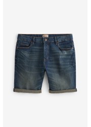 Denim Shorts Straight Fit