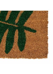 Rag n Rug Leaf Design Coir Mat (45 x 75 cm)