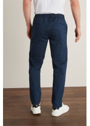 Stretch Chino Trousers Straight Fit